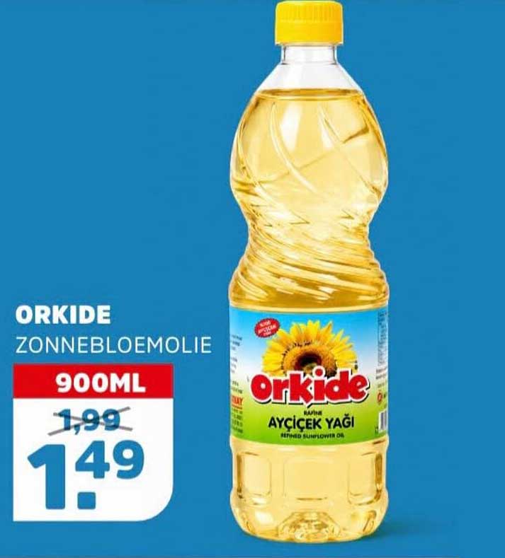 ORKIDE ZONNEBLOEMOLIE 900ML
