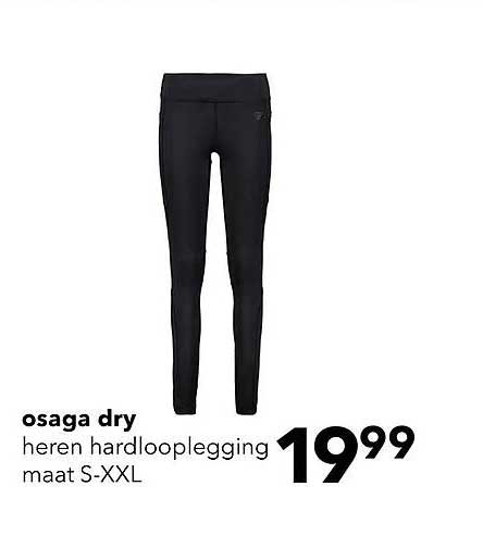 osaga dry heren hardlooplegging maat S-XXL
