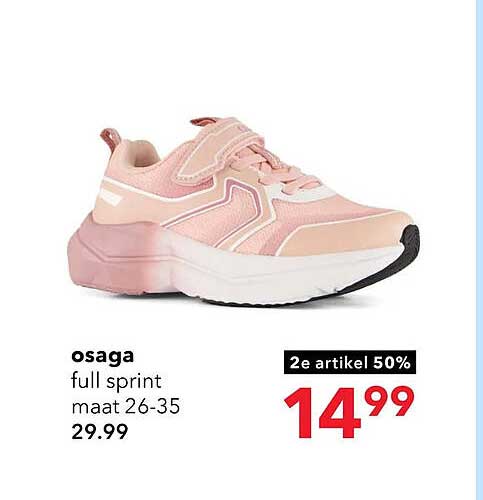 osaga full sprint maat 26-35 2e artikel 50%