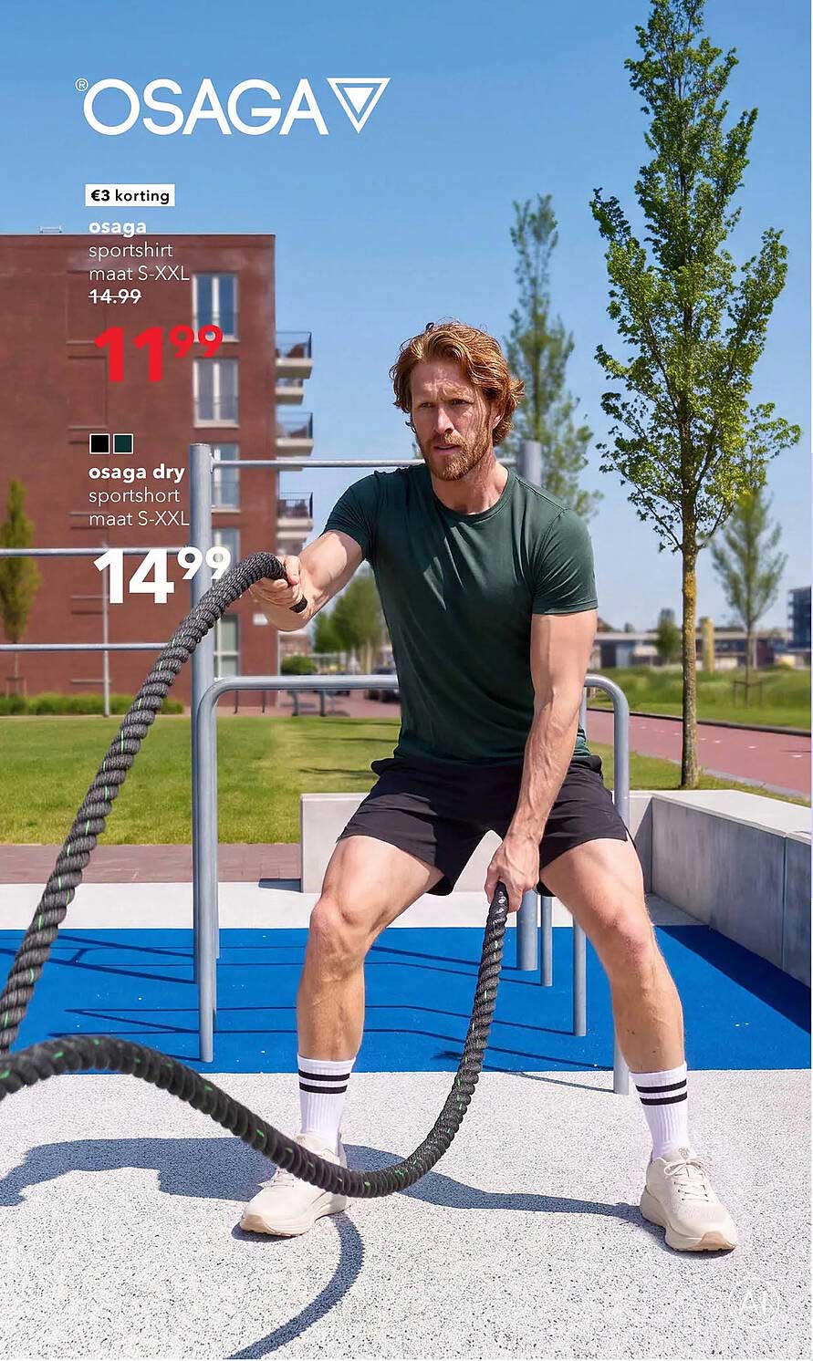 osaga sportshirt maat S-XXL