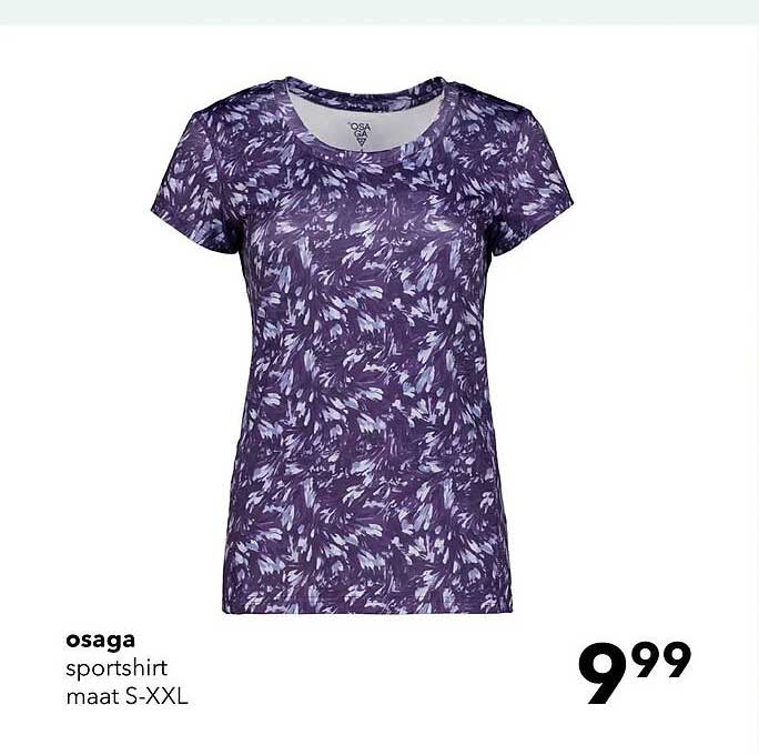 osaga sportshirt maat S-XXL