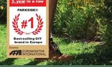 PARKSIDE #1 Best-selling DIY brand in Europe