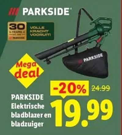 PARKSIDE Elektrische bladblazer en bladzuiger