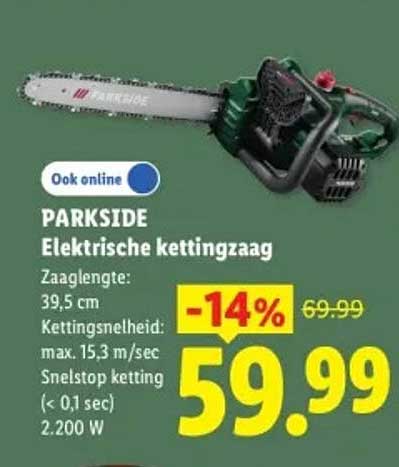 PARKSIDE Elektrische kettingzaag
