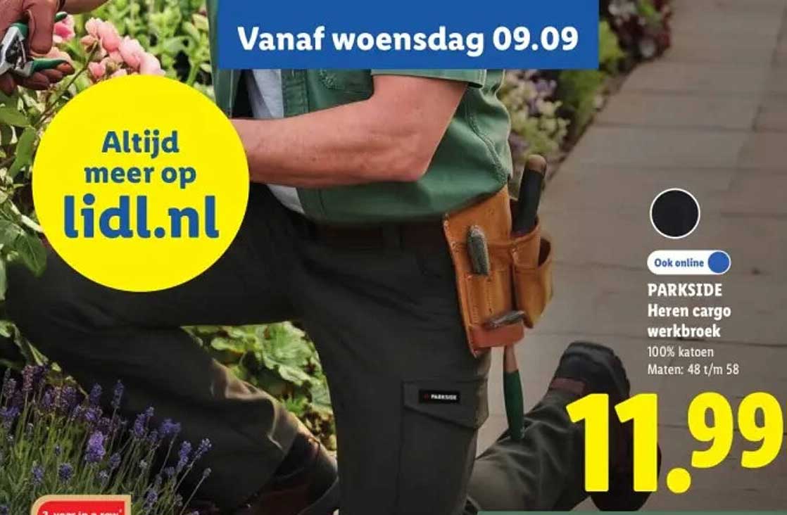 PARKSIDE Heren cargo werkbroek