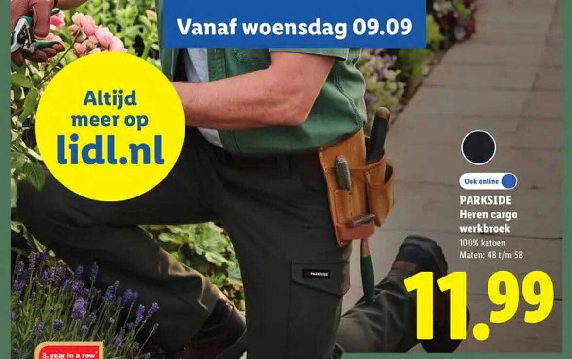 PARKSIDE Heren cargo werkbroek