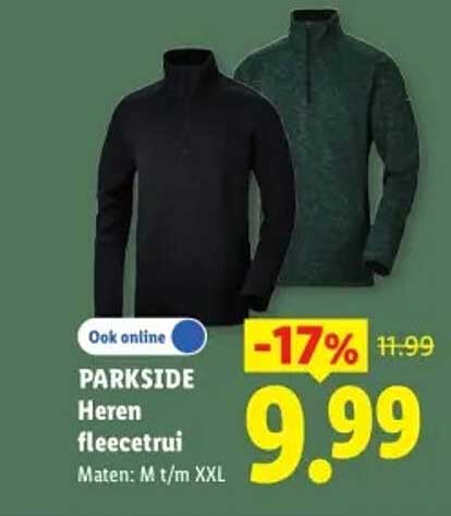 PARKSIDE Heren fleecetrui