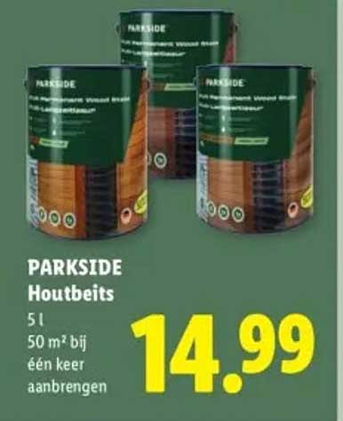 PARKSIDE Houtbeits 5 l 50 m² bij één keer aanbrengen