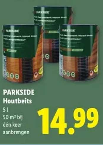 PARKSIDE Houtbeits 5 l 50 m² bij één keer aanbrengen