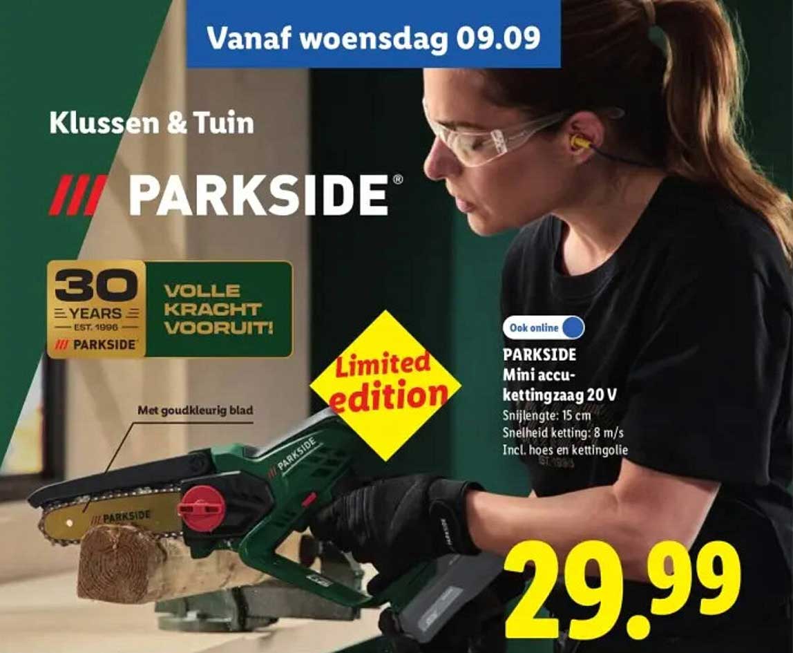 PARKSIDE Mini accu-kettingzaag 20 V