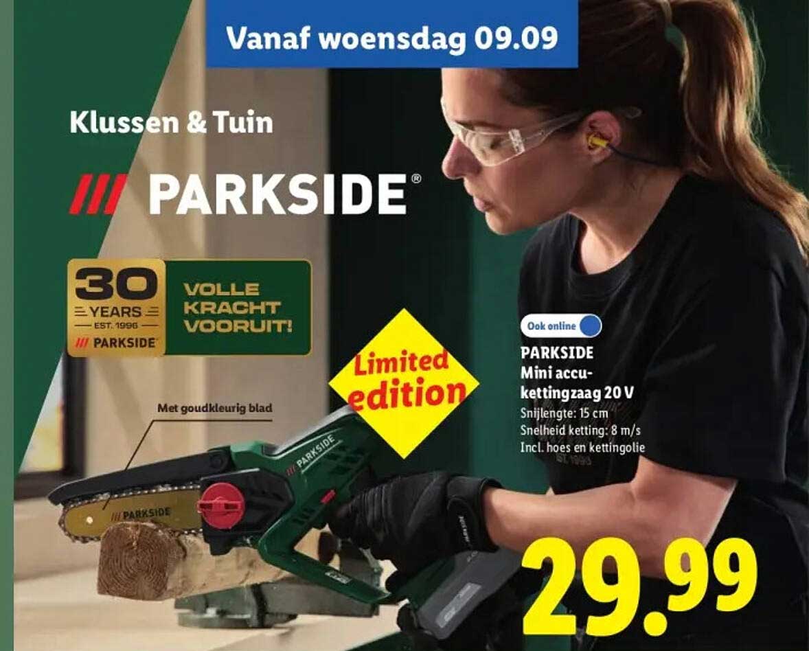 PARKSIDE Mini accukettingzaag 20 V Limited edition