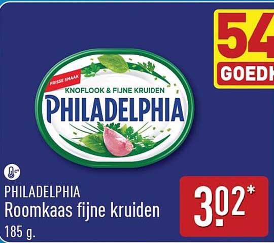 PHILADELPHIA Roomkaas fijne kruiden