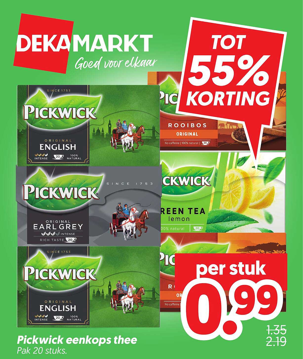 Pickwick eenkops thee