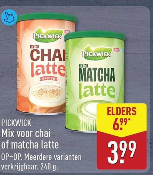 PICKWICK Mix voor chai of matcha latte
