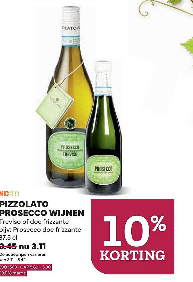 PIZZOLATO PROSECCO WIJNEN