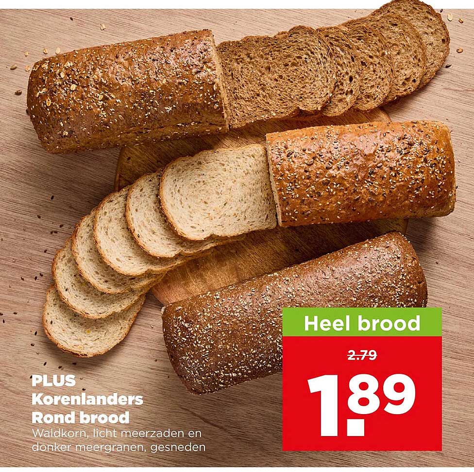 PLUS Korenlanders Rond brood Heel brood