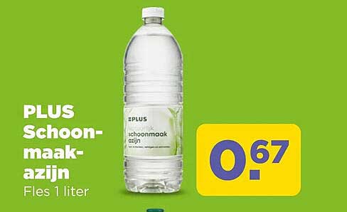 PLUS schoonmaakazijn Fles 1 liter