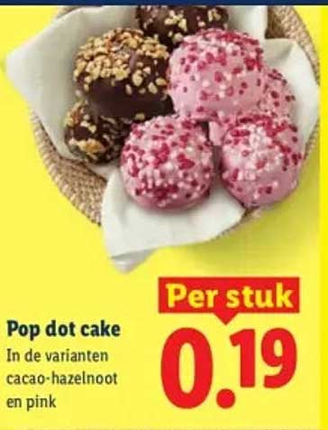 Pop dot cake
