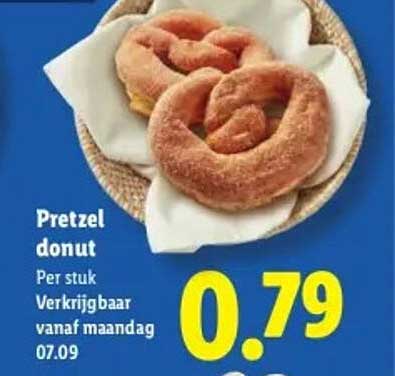 Pretzel donut