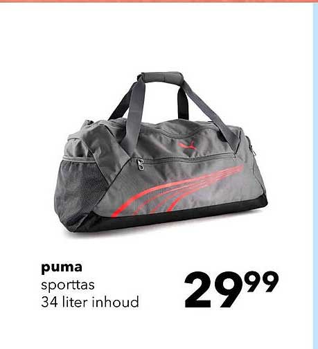 puma sporttas 34 liter inhoud