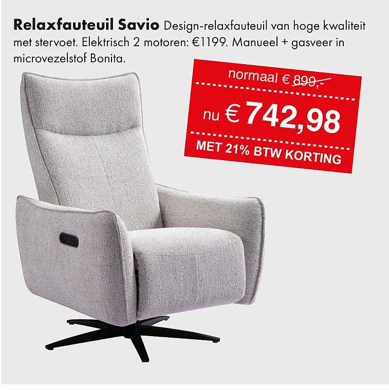 Relaxfauteuil Savio