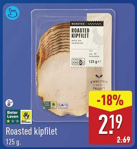 Roasted kipfilet 125 g -18%