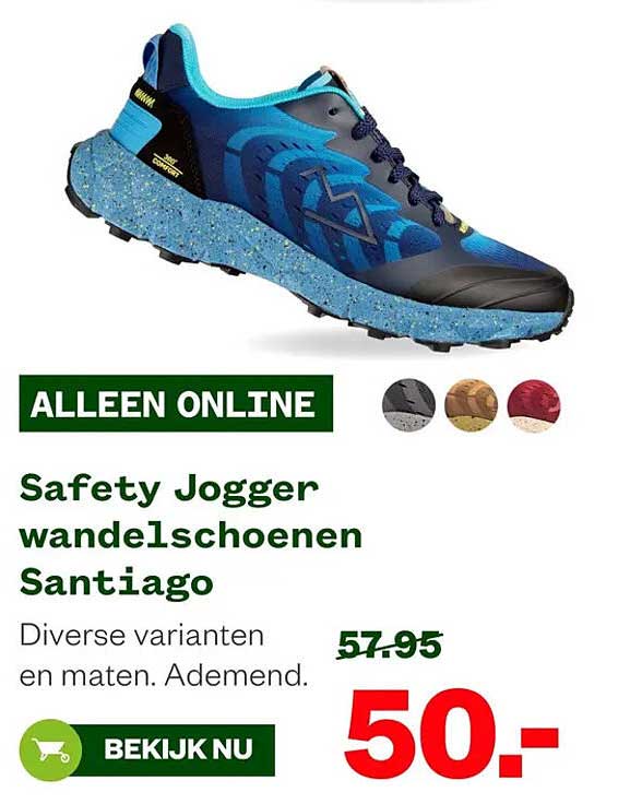 Safety Jogger wandelschoenen Santiago