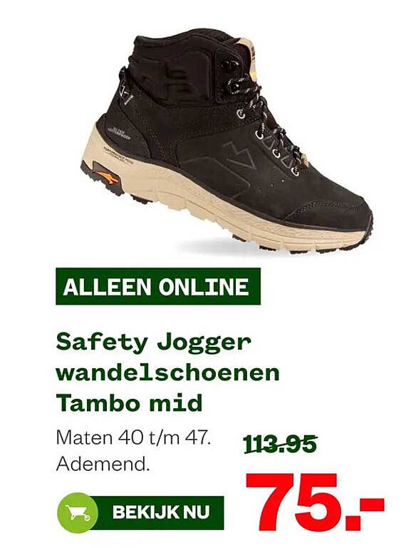 Safety Jogger wandelschoenen Tambo mid