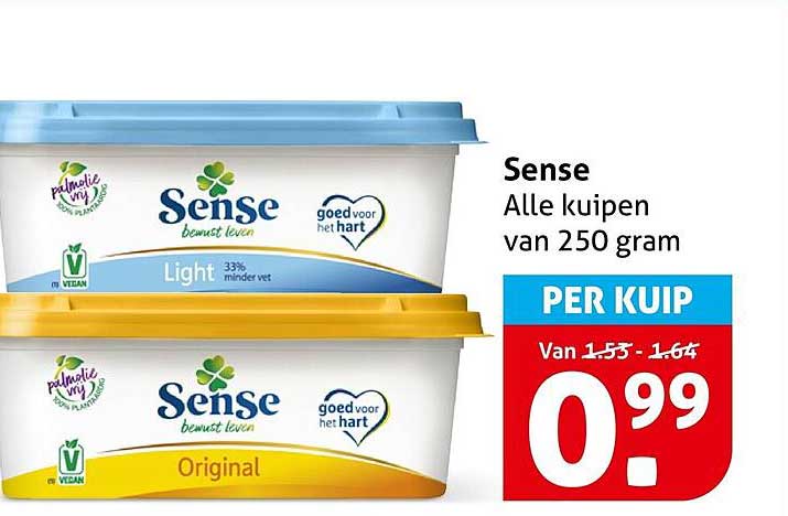 Sense Alle kuipen van 250 gram PER KUI P