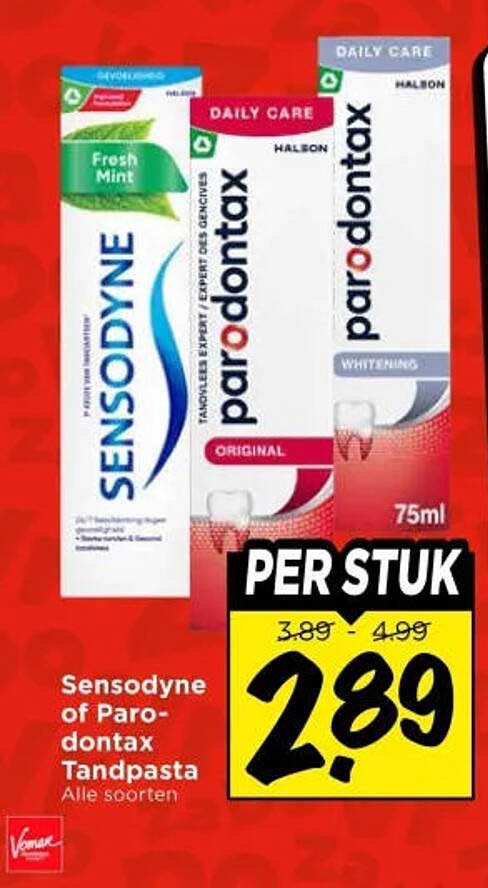 Sensodyne of Parodontax Tandpasta Alle soorten