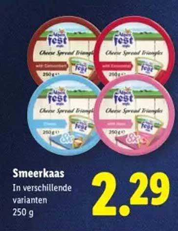 Smeerkaas In verschillende varianten 250 g