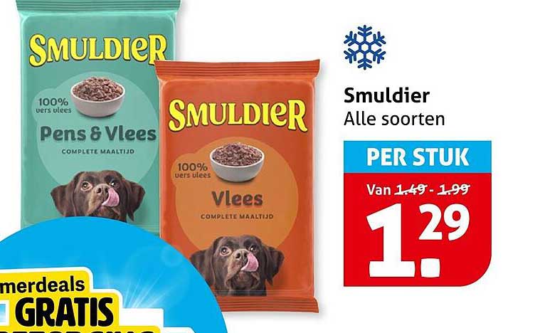Smuldier Alle soorten PER STUK