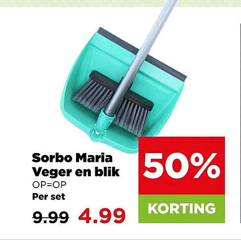 Sorbo Maria Veger en blik OP=OP Per set 50% KORTING