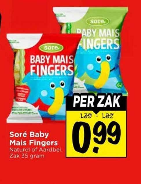Soré Baby Mais Fingers