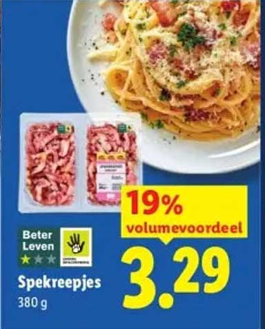 Spekreepjes 380 g 19% volumevoordeel