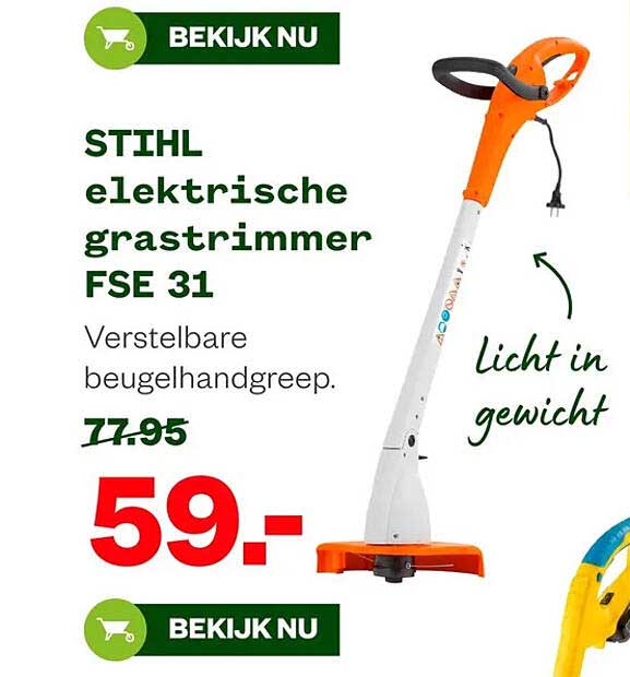STIHL elektrische grastrimmer FSE 31