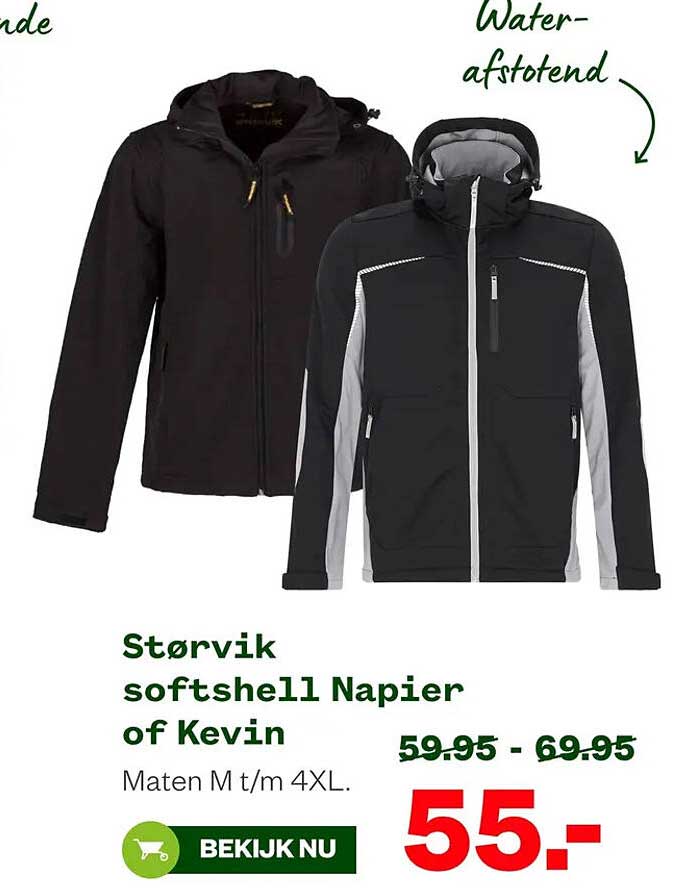 Størvik softshell Napier of Kevin