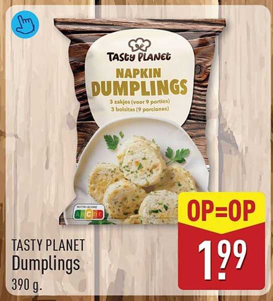 TASTY PLANET Dumplings 390 g OP=OP