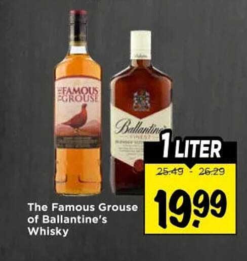 The Famous Grouse of Ballantine's Whisky 1 LITER