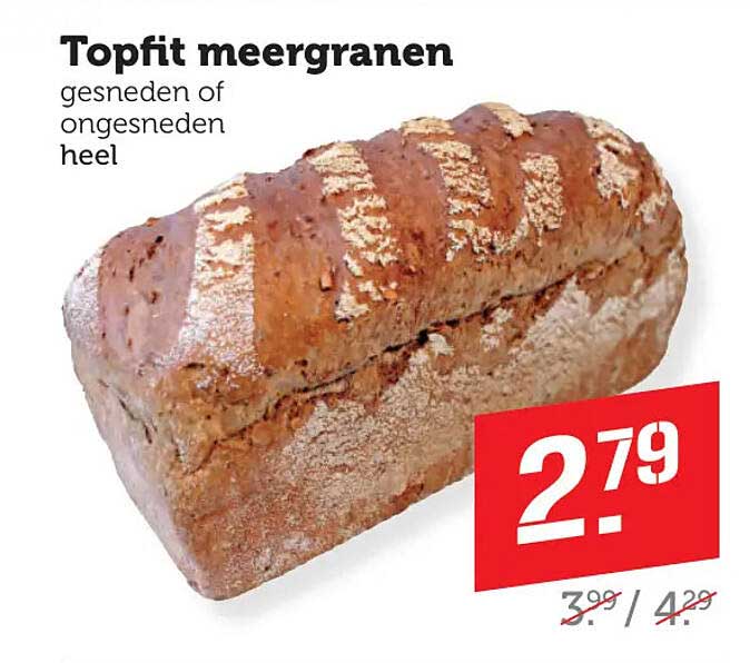 Topfit meergranen gesneden of ongesneden heel