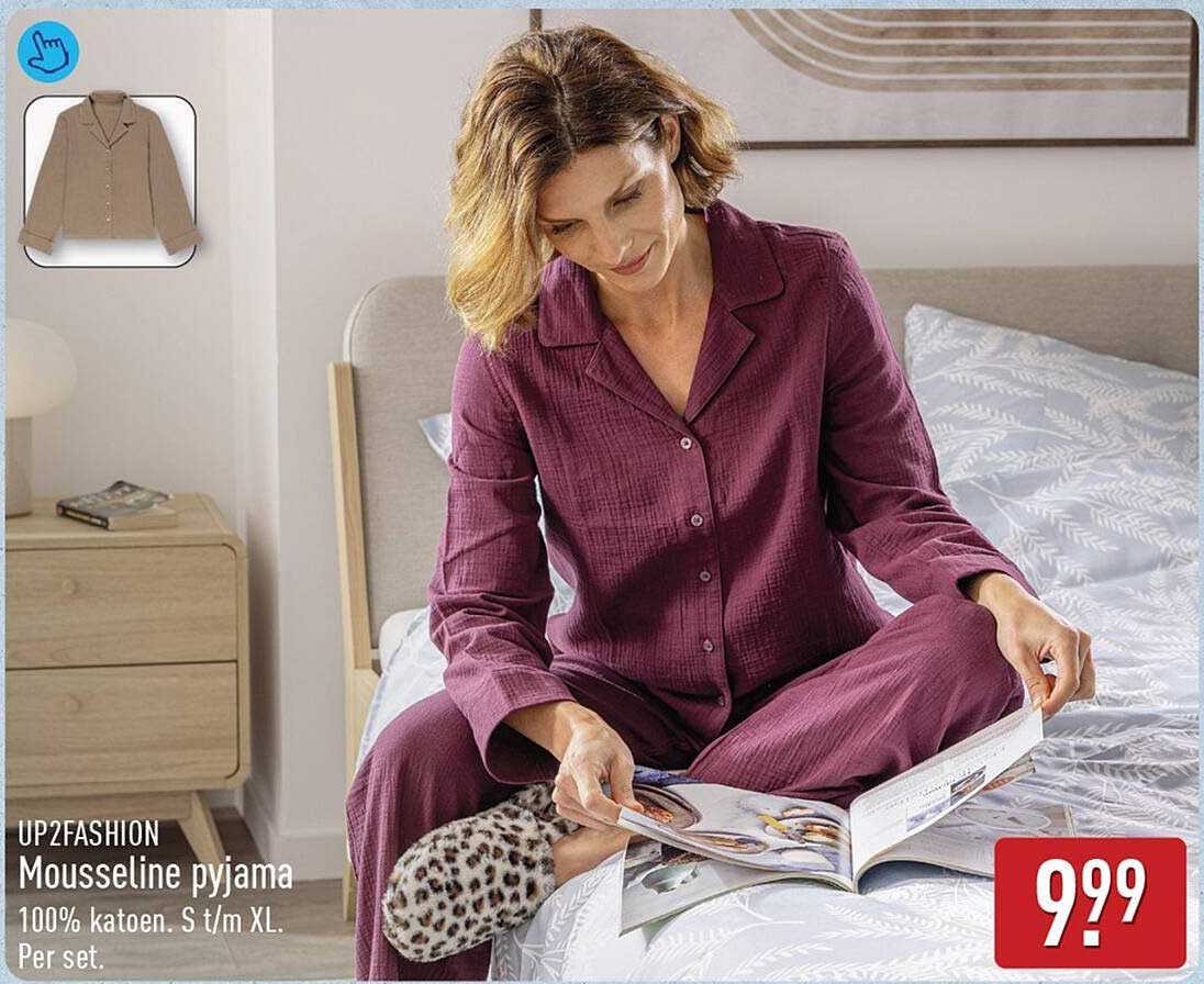 UP2FASHION Mousseline pyjama