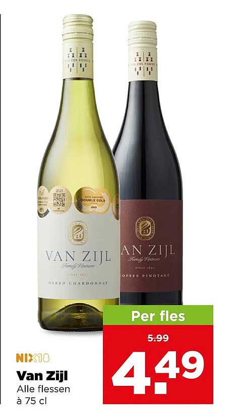 Van Zijl Alle flessen à 75 cl NIX18 Per fles