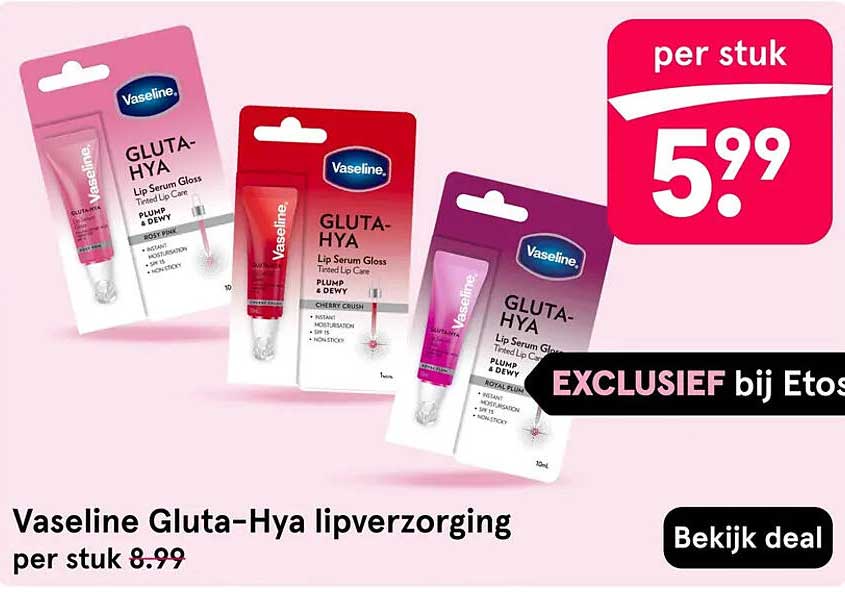 Vaseline Gluta-Hya lipverzorging