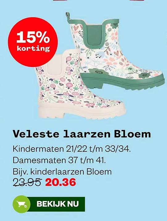 VeLeste laarzen Bloem