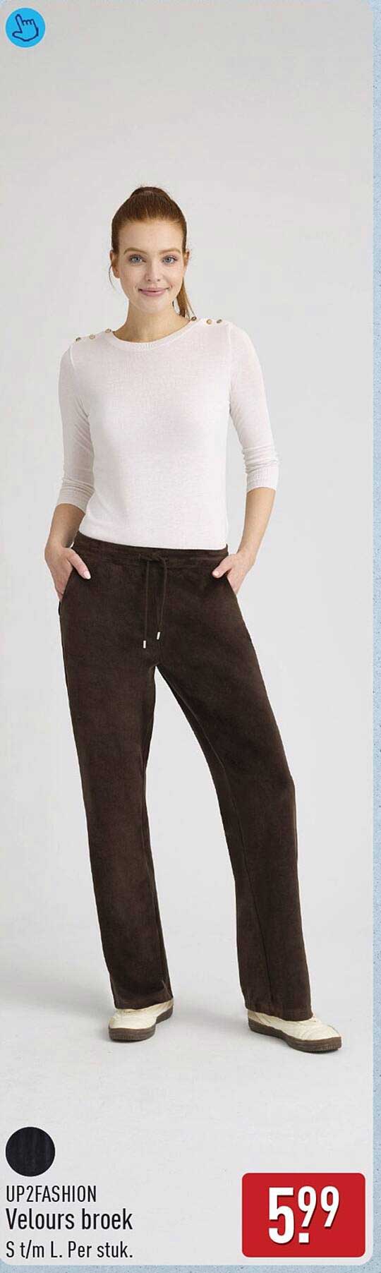 Velours broek