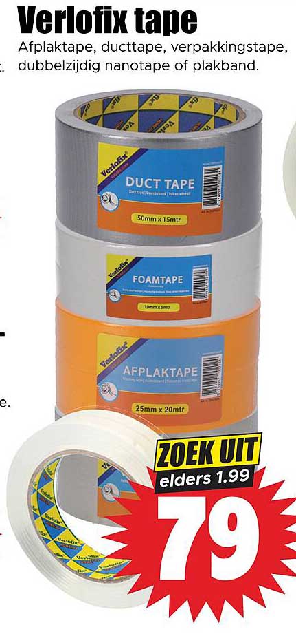 Verlofix tape