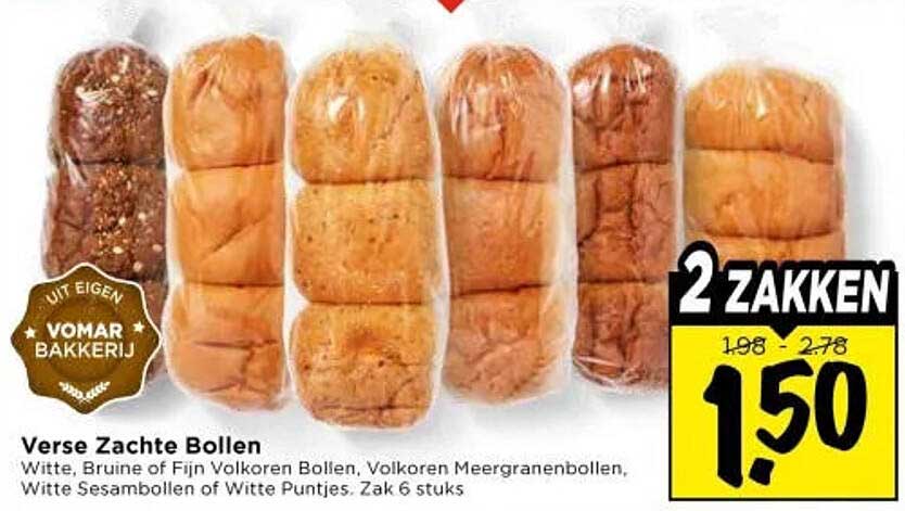 Verse Zachte Bollen 2 ZAKKEN