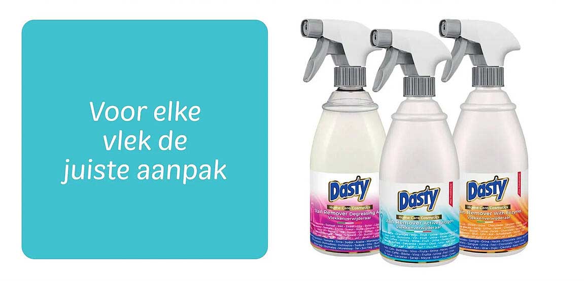 Voor elke vlek de juiste aanpak