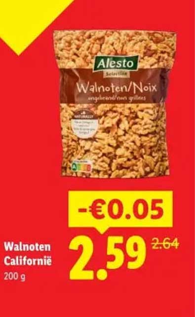 Walnoten Californië 200 g