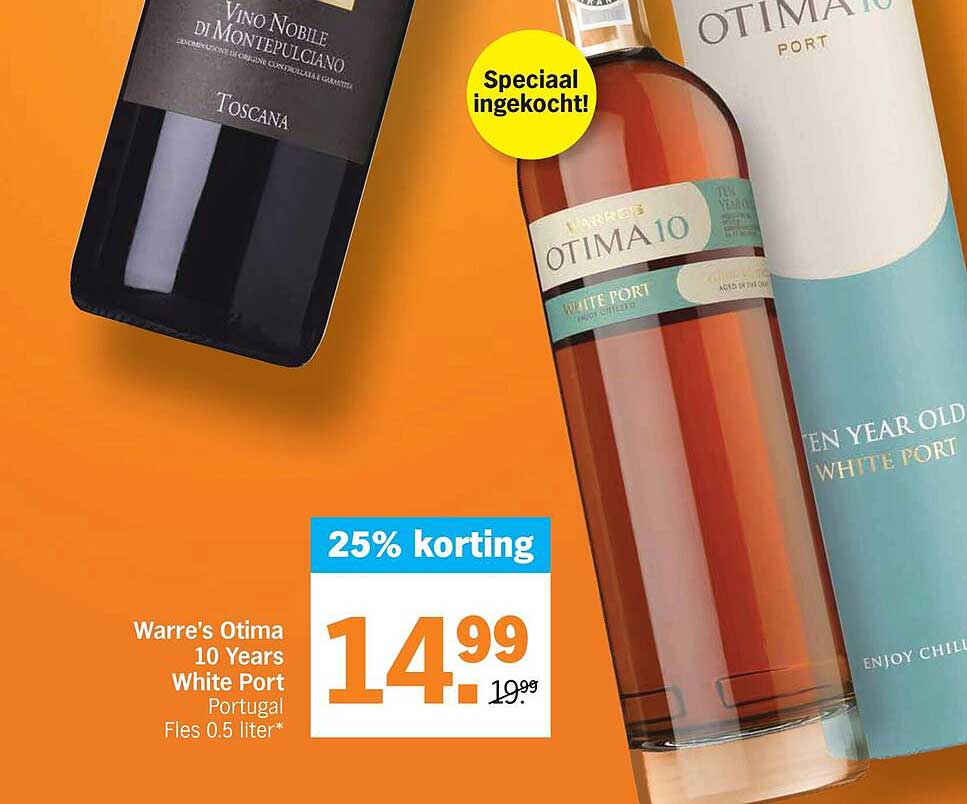Warre's Otima 10 Years White Port Portugal Fles 0.5 liter* 25% korting